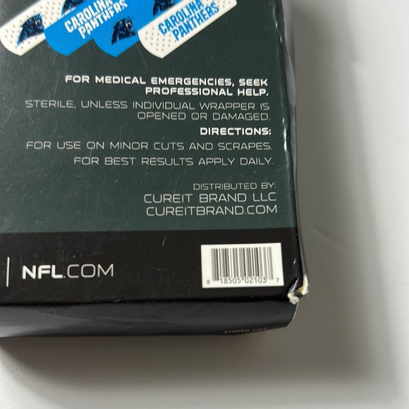 Carolina Panthers Adhesive Bandages - Picture 3 of 3